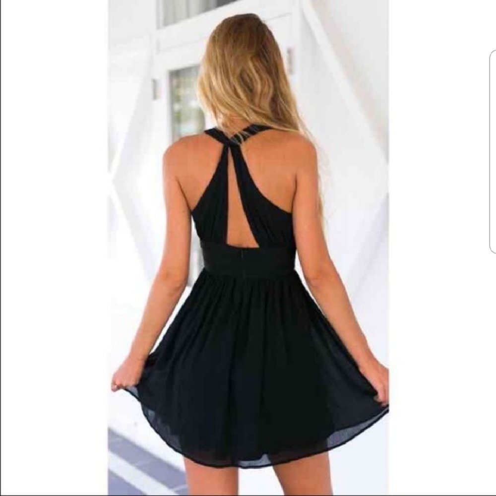 🆕️NEW Mura Boutique Mini Black Dress - Picture 2 of 4